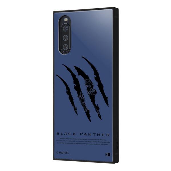 Xperia 10 III ケース マーベル ブラックパンサー 耐衝撃 カバー ハイブリッド 四角 スクエア かわいい 可愛い おしゃれ オシャレ シンプル キャラ イングレム