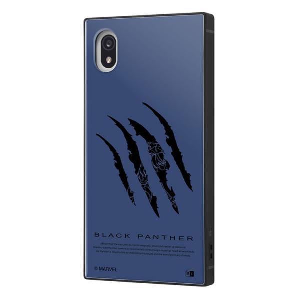 Xperia Ace III ケース マーベル ブラックパンサー 耐衝撃カバー KAKU ハイブリッド スクエア 四角 かわいい 可愛い おしゃれ オシャレ シンプル キャラ