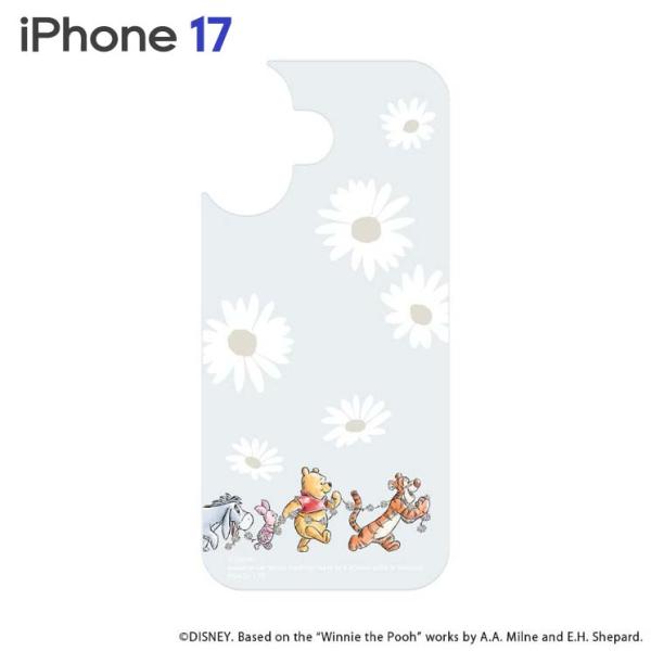 iPhone17 インナーシート ケース用 着せ替えシート  くまのプーさん A ディズニー キャラクター グッズ 挟みこみ シート