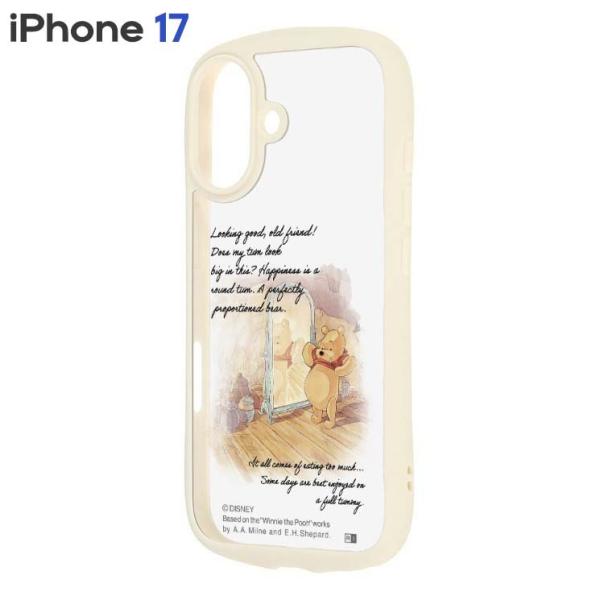 iPhone17 ケース くまのプーさん ディズニー クリア キャラクター グッズ 透明 アイフォン アイホン 17