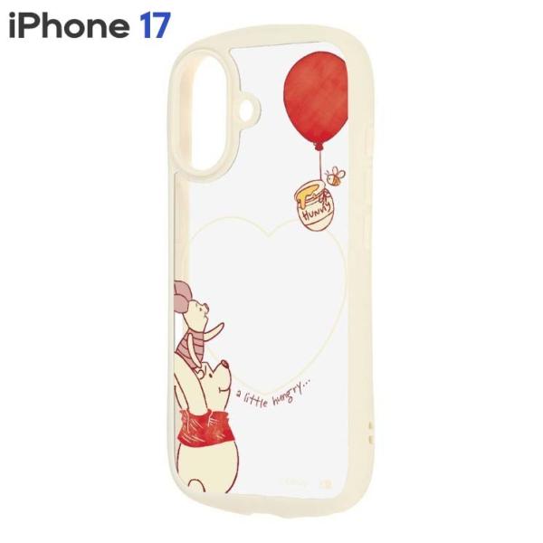 iPhone17 ケース くまのプーさん ピグレット ディズニー クリア キャラクター グッズ 透明 アイフォン アイホン 17