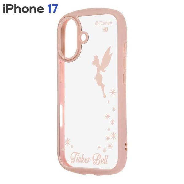 iPhone17 ケース ティンカーベル ディズニー クリア キャラクター グッズ 透明 シルエット アイフォン アイホン 17