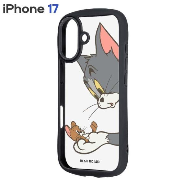 iPhone17 ケース トムとジェリー クリア キャラクター グッズ 透明 キャッチ アイフォン アイホン 17