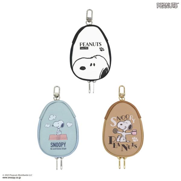 gourmandise（グルマンディーズ） スヌーピー リール式 キーケース