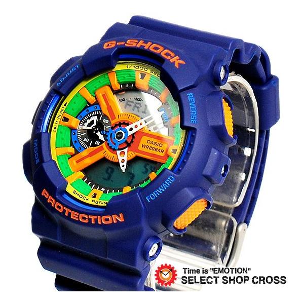3年保証 Casio カシオ 腕時計 G Shock Gショック メンズ 人気 Crazy Colors アナデジ Ga 110fc 2aer ブルー 青 Ga 110fc 2a 海外モデル 防水 おしゃれ Buyee Buyee Japanese Proxy Service Buy From Japan Bot Online