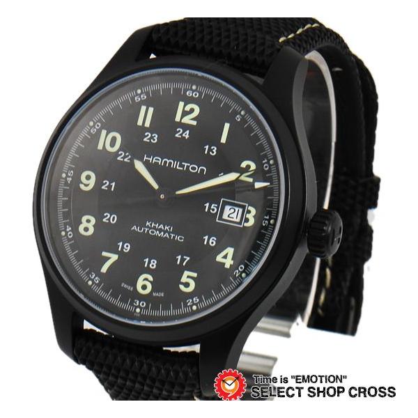 ハミルトン Hamilton Khaki Field カーキ フィールド メンズ ポイント消化 自動巻き 黒 腕時計 おしゃれ H ブラック 登場大人気アイテム