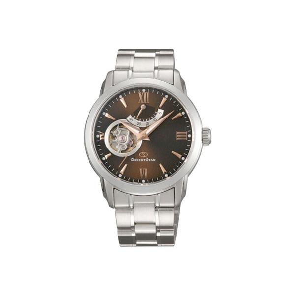 オリエント Orient オリエントスター Orient Star セミスケルトン 自動巻 国内正規 手巻付 ブラウン メンズ 腕時計 人気ショップが最安値挑戦 Wz0071da