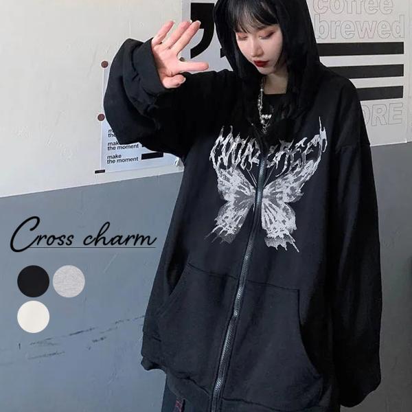 パーカー レディース スウェット トレーナー 韓国ファッション 大きいサイズ トップス ビッグパーカー 秋 冬 ビックシルエット おしゃれ 無地