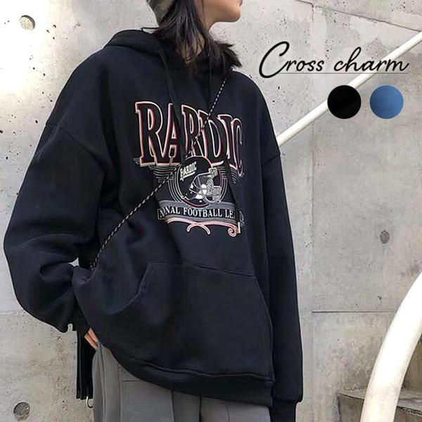 オーバーサイズ アメリカンヴィンテージストリート フーディー