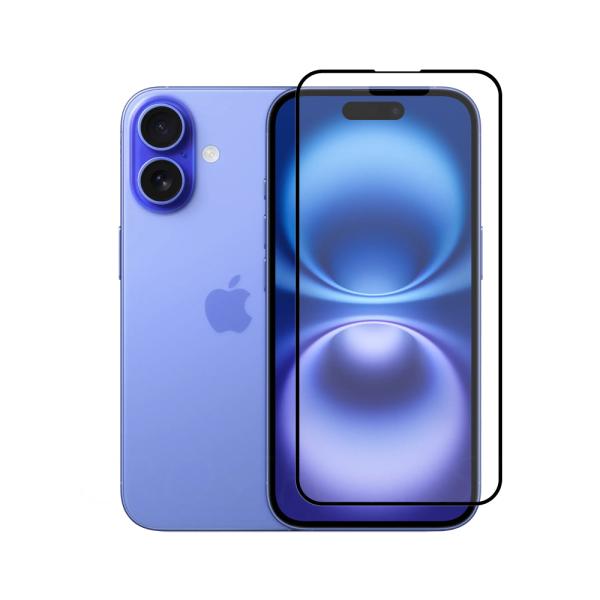 クロスフォレスト iPhone 16 (6.1インチ) 用 アンチグレア 液晶保護 ガラスフィルム