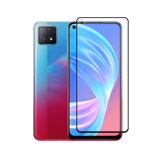 クロスフォレスト OPPO A73 5G 用 アンチグレア 液晶保護 ガラス