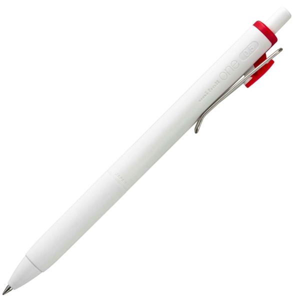 三菱鉛筆　ユニボールワンP 　限定　5本セット 三菱鉛筆 （10本セット） ユニボール ワン 0.5mm インク色:赤 品番
