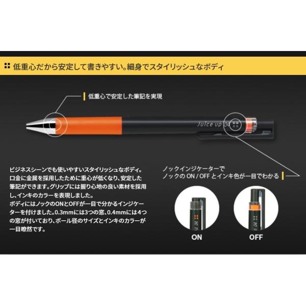 �W���[�X �A�b�v04 Juice up 0.4mm �N���V�b�N�O���b�V�[�J���[ �{�[���y�� �����痿�Q���C���L �i��:LJP-20S4-CG  �������� �p�C���b�g ���i�摜5