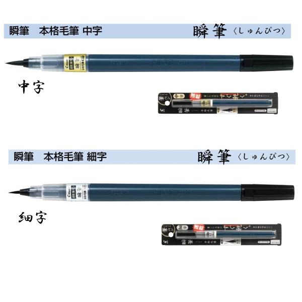 PILOT（文具） 瞬筆 筆ペン 本格毛筆 速乾インキ ペン先：中字