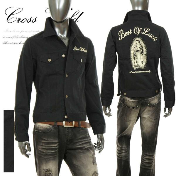 日本割引 黒 秋 男性 服 ロゴ刺繍 ライトアウター メンズ ブラック バックプリント デニムジャケット ジージャン かっこいい おしゃれ Qyvqe Q0818 04ic Gジャン 年新作 安い買取 Microclin Com