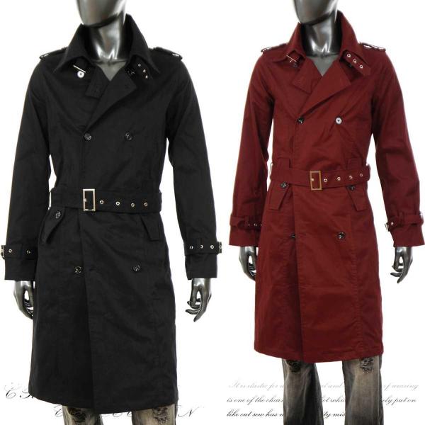 ロングコート メンズ トレンチコート コート 春 秋 冬 V系 ちょいワル ブラック 黒 ホワイト 白 ワイン ワインレッド Sg Buyee Buyee Japanese Proxy Service Buy From Japan Bot Online