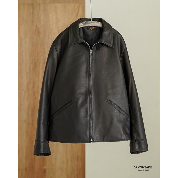 A VONTADE アボンタージ Vontade レザースポーツジャケット