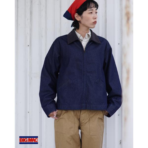 BIG MAC PENN-PREST ジャケット M ネイビー BIG MAC（ビッグマック） SALE！ビッグマック デニムワークジャケット