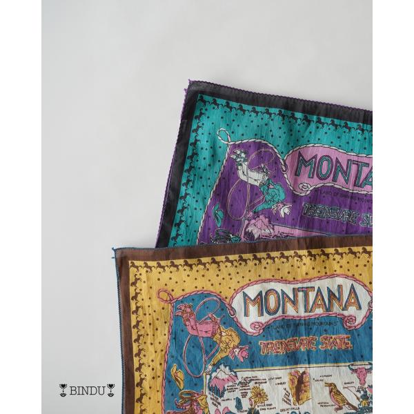 ビンドゥー BINDU モンタナ バンダナ 50×50cm ユニセックス Montana (Bandana) BBB1312-MONT