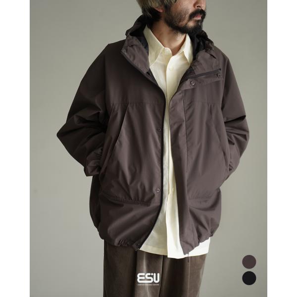 エスユー ES.U アウター ナイロンウィンドフーディー メンズ Nylon Wind Hoodie F008 【レビュー企画対象】