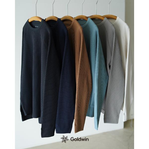 ゴールドウイン Goldwin Tシャツ ワッフル ライト ロングスリーブ メンズ WF LIGHT L S T-SHIRT トップス カットソー 長袖 GL45142