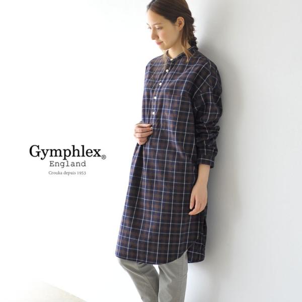 Gymphlex ジムフレックス ビエラ起毛 バンドカラー フランネルシャツワンピース チュニック J 1257bsd J 1257vhc 送料無料 Buyee Buyee บร การต วกลางจากญ ป น ซ อจากประเทศญ ป น