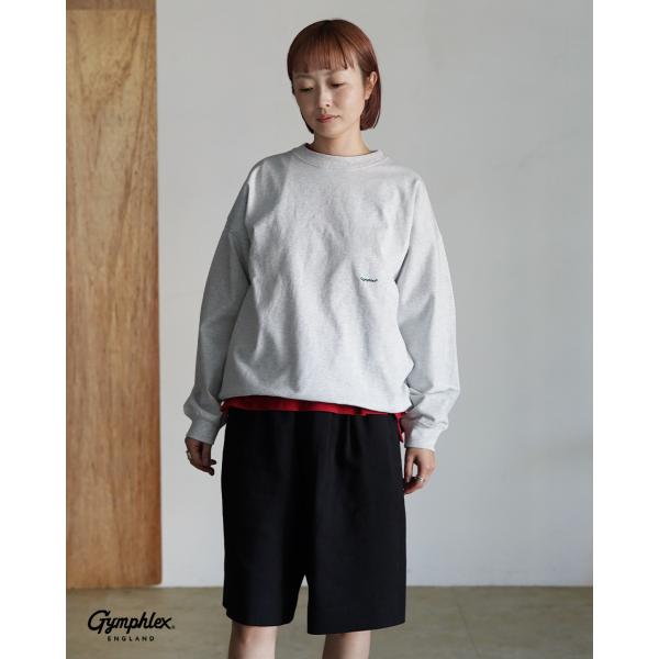 GYMPHLEX（ジムフレックス） クルーネック ロングスリーブ Tシャツ