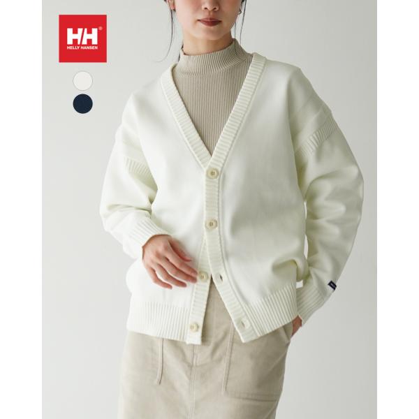 HELLY HANSEN フィッシャーマン ニットカーディガン ネイビー XL HELLY HANSEN｜フィッシャーマン ニット カーディガン ヘリー