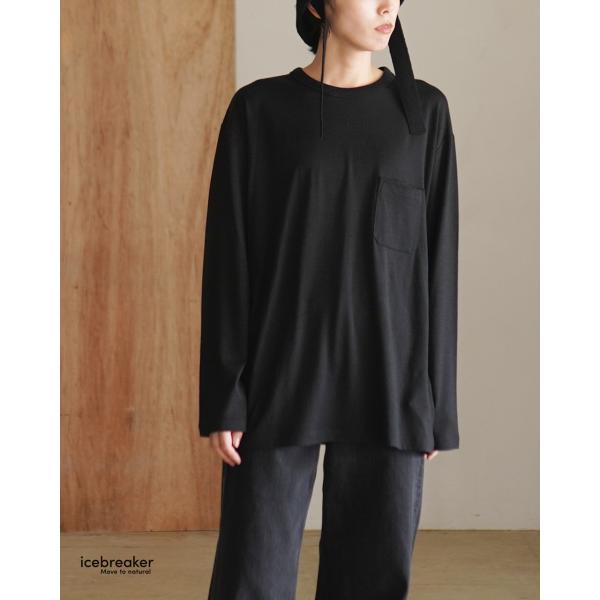 icebreaker（アイスブレーカー） カットソー クルーネック プル