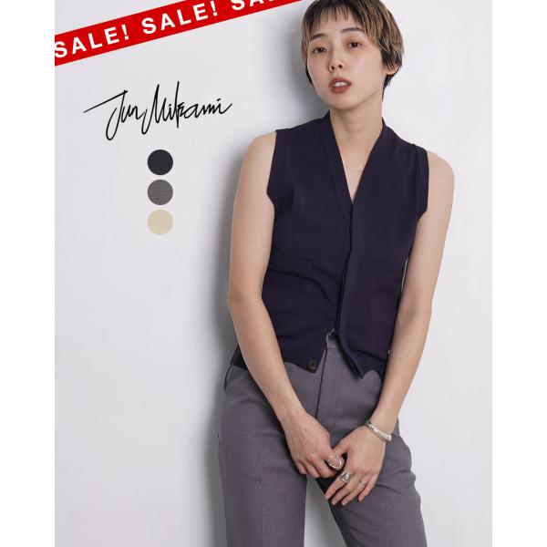 JUN MIKAMI SALE！ジュンミカミ ハイツイストヤーンベスト