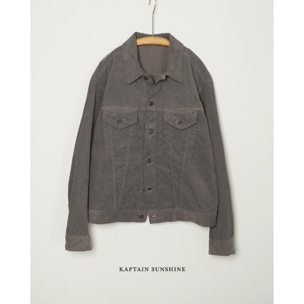 Kaptain Sunshine（キャプテン サンシャイン） コットンコーデュロイ T