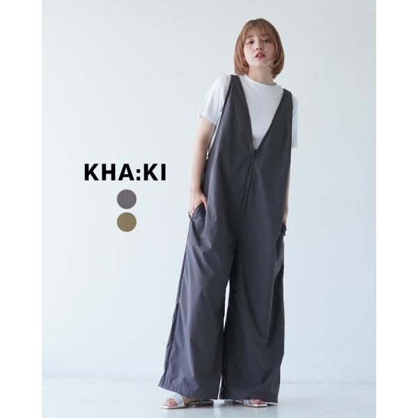 kha:ki カーキ KHA:KI ストレッチ S.P. オーバーオール STRECH kha:ki カーキ KHA:KI ストレッチ S.P. オーバーオール STRECH