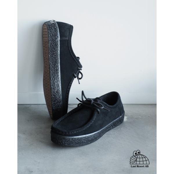 LASTRESORT AB ラストリゾート グレー スエード モカシンシューズ