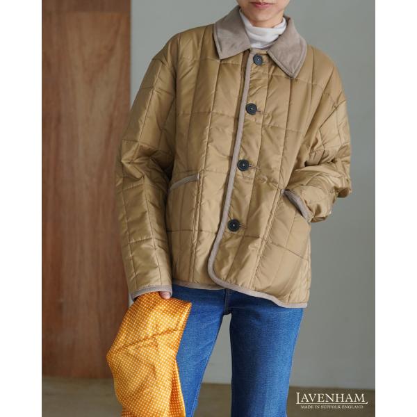 LAVENHAM（ラベンハム） ボタンフロント レイドン キルティング