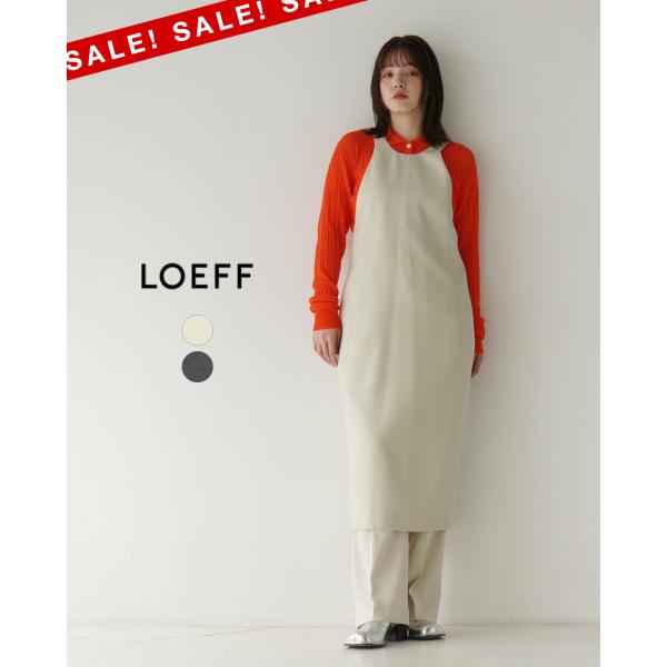 アウトレット！ロエフ LOEFF ワンピース エプロン LF W GABA APRON DRS