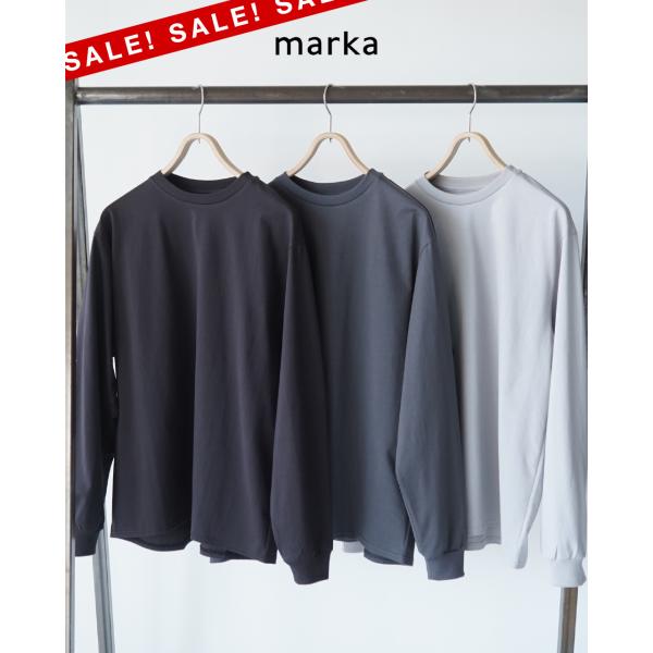marka（マーカ） SALE！マーカ クルーネック ロングスリーブ Tシャツ