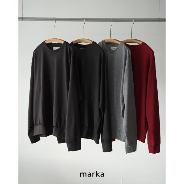 マーカ marka カットソー クルーネック長袖Tシャツ メンズ CREW NECK L S TEE M26C15CS03C