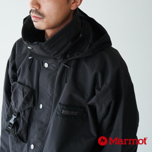 Marmot ジャケット　フード付き　ブラック　M Marmot マーモット スクラントン ジャケット ダーミザクス