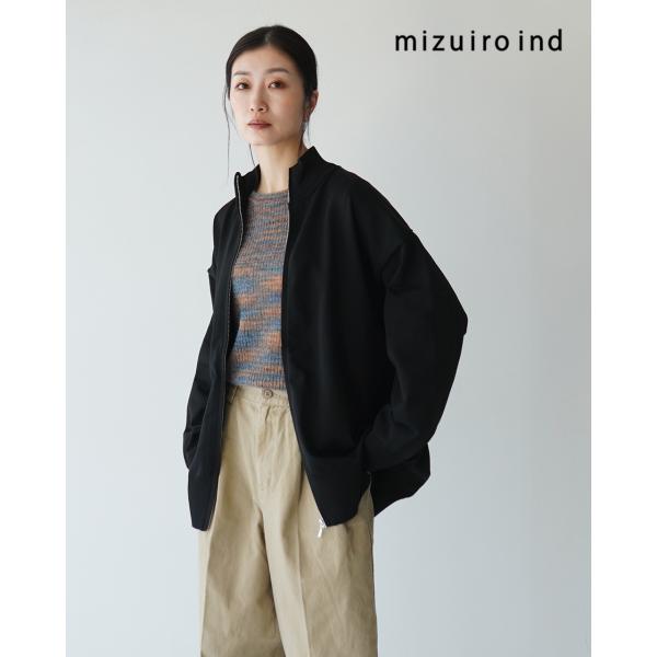 mizuiroind（ミズイロインド） ジップ ワイド ニット zip wide knit 3
