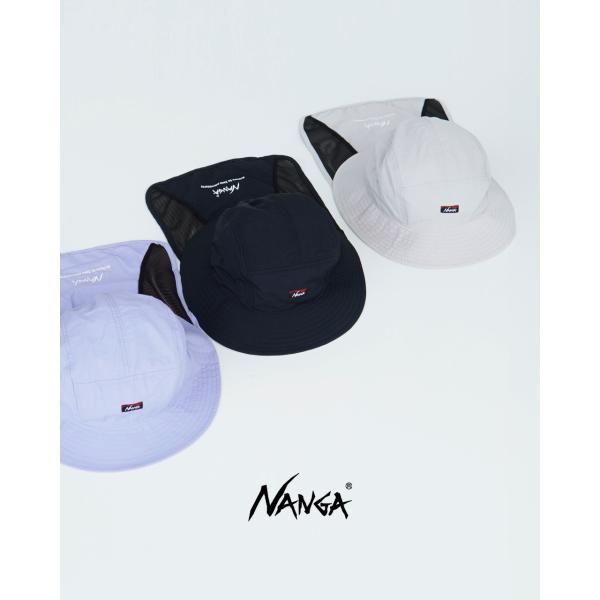 ナンガ　NANGA ナイロンタッサー サンシェードハット　キャップ NANGA SALE！ナンガ サンシェードハット ユニセックス NYLON