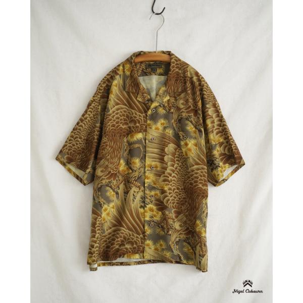 NIGEL CABOURN（ナイジェルケーボン） アロハシャツイーグル メンズ
