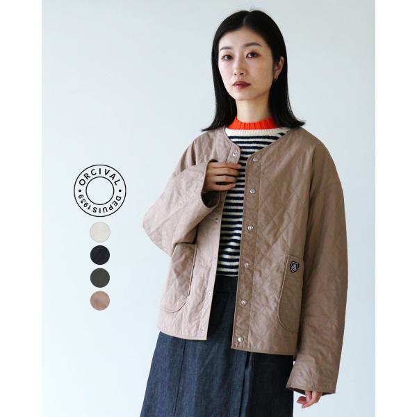 ORCIVAL オーシバル ポプリンダブルワッシャー ノーカラージャケット 2025年最新】オーシバル レディース ノーカラージャケットの人気