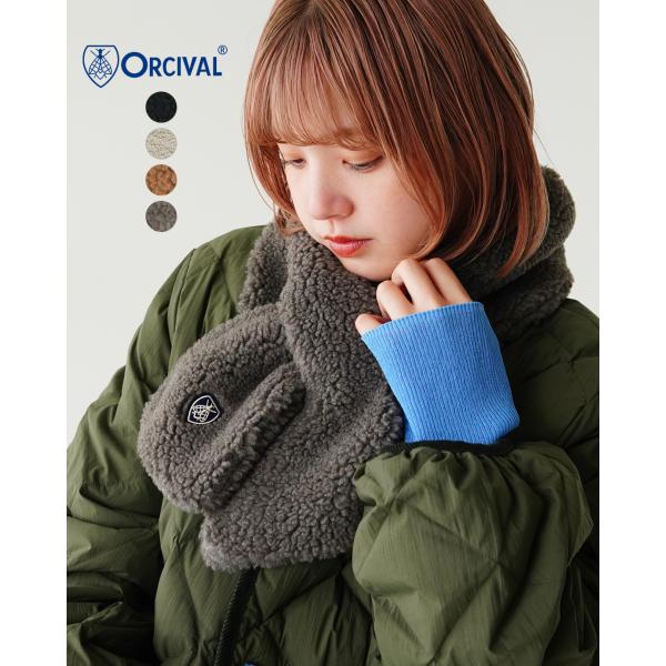 小物 ORCIVAL/BOA MUFFLER ORCIVAL SALE オーシバル オーチバル ボア マフラー スカーフ