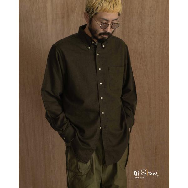 orSlow オアスロウ スタンダード ボタンダウンシャツ メンズ