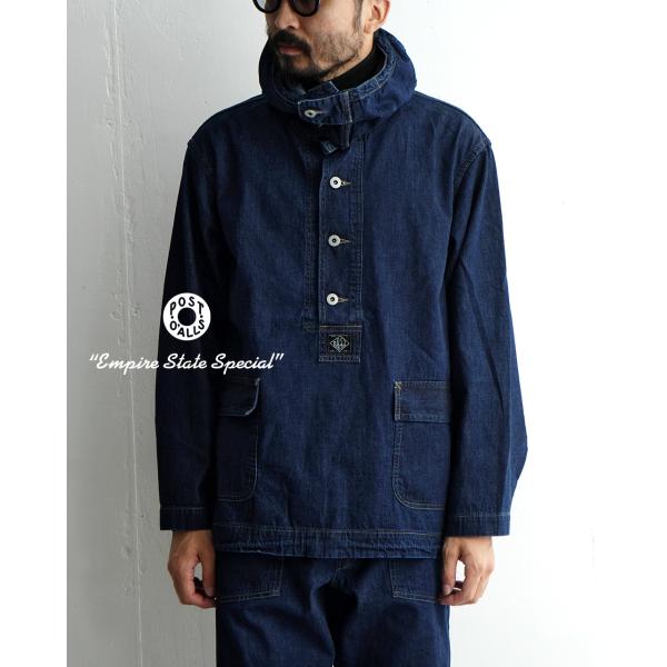 POST O'ALLS（ポストオーバーオールズ） SALE ネイビー パーカー NAVY
