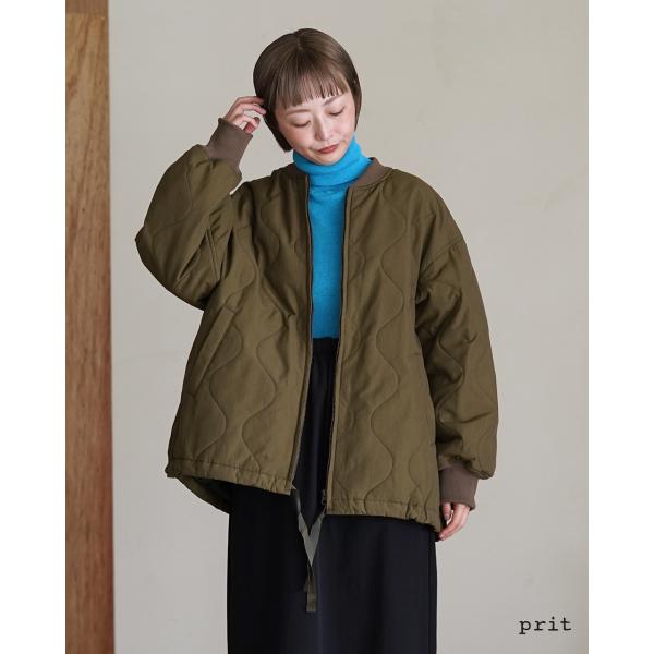 ジャケット・アウター KPP prit プリット アウター ナイロンタッサーオニオンキルト ZIPショート