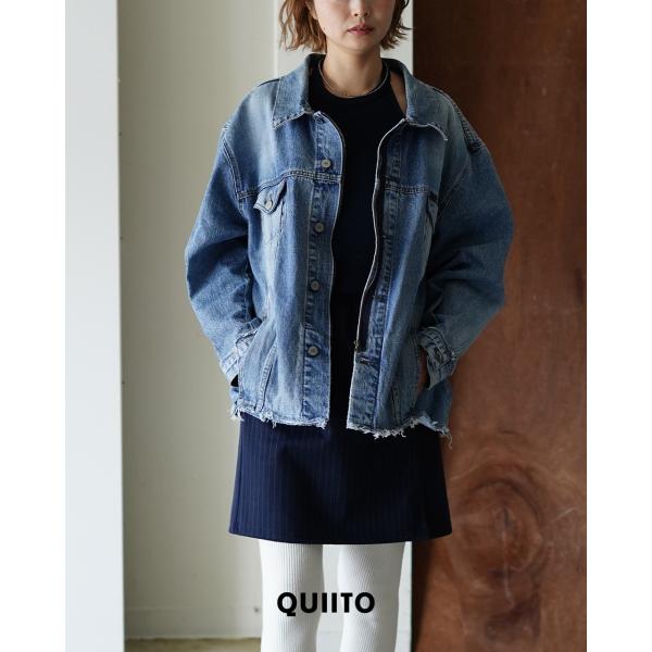 キイト QUIITO ジップデニムジャケット レディース ZIP DENIM JK Q26S