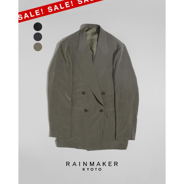 RAINMAKER ダブルブレストジャケット セットアップ old rose RAINMAKER ジャケット テーラードジャケット 「RAINMAKER