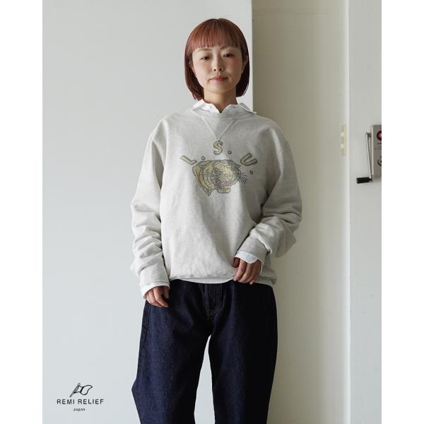 REMI RELIFE レミレリーフ T/C ウラケスウェットプルオーバー REMI RELIEF（レミ レリーフ） SP加工3飛び裏毛クルー / メンズ メンズ