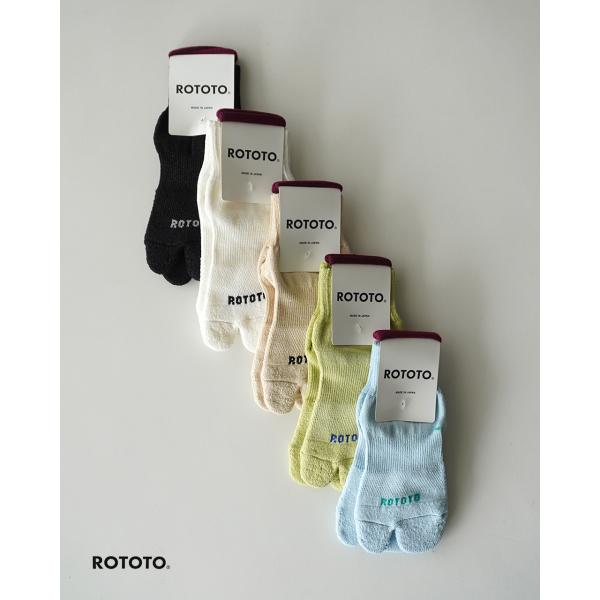 ROTOTO（ロトト） 期間限定10%OFFクーポン 靴下 和紙 足袋 パイル